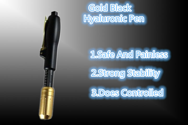 2019 adjustable gold black hyaluronic injection filler pen for facial wrinkles with factory price